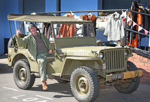 Raymond Bagley from Great Barr with his 1943 Willys Jeep