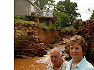 Supporting image for story: Couple fear for balancing home