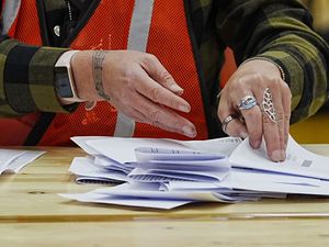 Votes are counted at DCBL Halton Stadium, Widnes, Cheshire, for the Runcorn and Helsby by-election