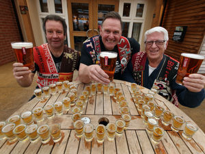 Supporting image for story: Black Country Ale Tairsters become film stars after visiting 20,000th pub