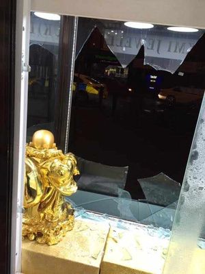 The aftermath of the raid