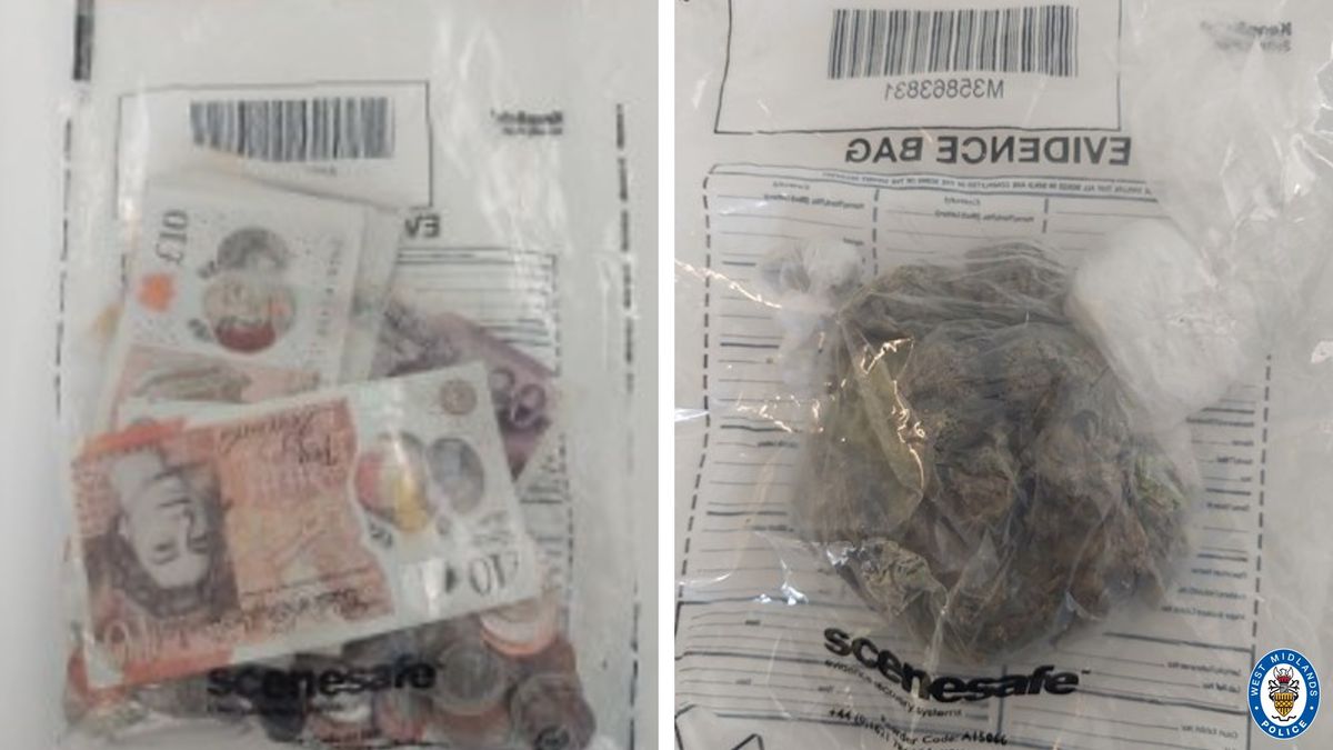 Two teenagers arrested as drugs and cash recovered after police foot chase in Lye