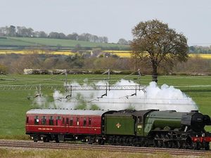 Supporting image for story: This guy waited 90 minutes to see the Flying Scotsman, only for his trip to be derailed last minute
