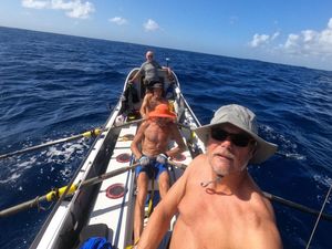Supporting image for story: Wrekin Rowers near the finish line craving burgers and beers