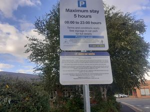 The signs at on the land near Cineworld