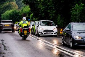 There was traffic congestion on roads surrounding Weston Park