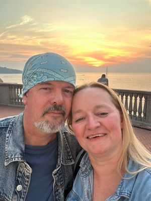 Ritchie (left) and Debra were recognised twice at the International Singer-Songwriters Association Awards 2025