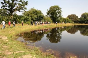 Enthusiasts get a guided tour of the work going on to revamp the Montgomery Canal