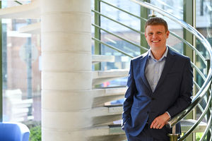 James Paterson at Dudley Building Society Head Office