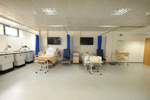 Wolverhampton University's nursing centre at the main campus is equipped like a hospital ward