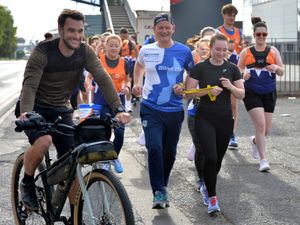 Supporting image for story: Family cross the Black Country by foot and by bike for fundraiser in the name of much-missed dad