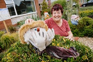 Mo Corley with Scare-Dy