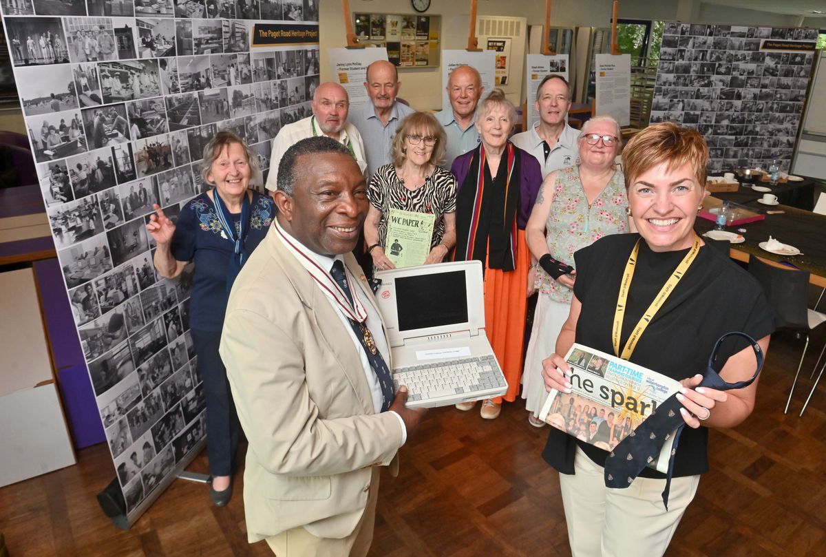 Former students and staff share memories of Wolverhampton College campus at special lunch event