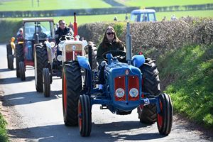 The tractor run gets underway