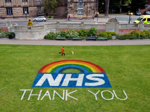 Supporting image for story: A 'thank you' that can be seen from the skies in Shrewsbury Quarry