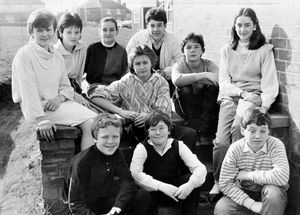 March 1985 - this picture from our archives reads: 'Pupils from the John Hunt School, Trench, will be the stars of a Granada TV programme. The pupils were taken to Blists Hill Museum where they discussed programmes on television, talking about their likes and dislikes. From left, front: Sean Bayley, Steven Hutchings, Mark Taylor, (back) Lynn Cawley, Tracey Robinson, Elisabeth Rimmer, Wanda Oakey (CORRECT), Jason Lloyd, John Medlicott and Kristina Thompson.' 