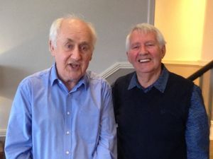 Supporting image for story: The heart-warming reunion of two leading performers