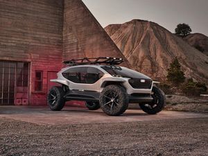 Supporting image for story: Latest Audi concept vehicle uses drones for headlights