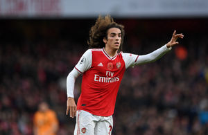 Matteo Guendouzi of Arsenal. (AMA/Sam Bagnall)