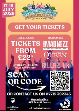 Derrington Music Festival - Tickets are on sale now!