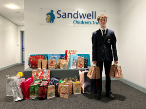 Supporting image for story: Fundraising student thanked for generous present donations