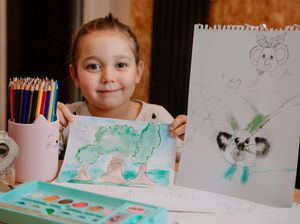 Supporting image for story: Australia wildfires: Lily-Rose, 5, puts pencil to paper to raise hundreds