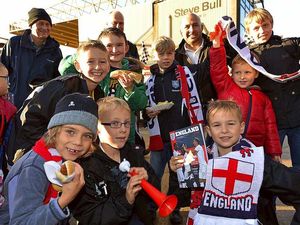 Supporting image for story: England fans pack-out Molineux