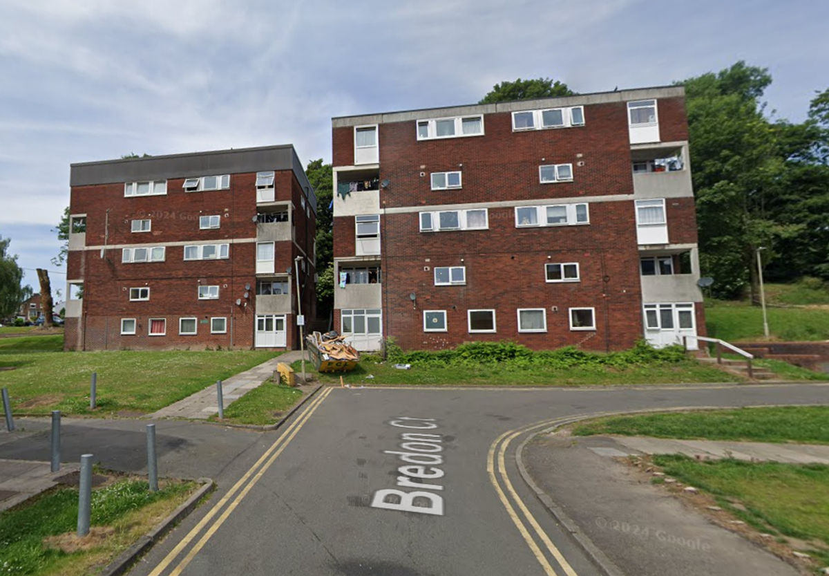 Investigation underway and cordon up after shots fired at Halesowen block of flats