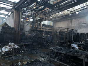 Fire crews are working to identify remaining hotspots. Photo: West Midlands Fire Service