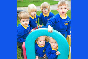 Supporting image for story: Two sets of triplets start at Shrewsbury school