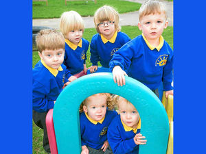 Supporting image for story: Two sets of triplets start at Shrewsbury school