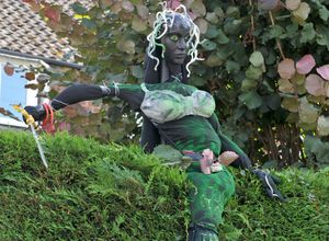 One of the scarecrows