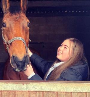 Ella with her horse Bliss