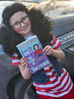 Lynette Maskell shared this picture of her granddaughter Matilda dressed as Tracy Beaker from The Story of Tracy Beaker. 