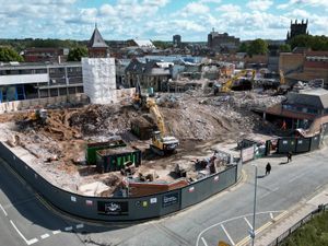 Supporting image for story: Watch: Demolition of Stafford's Guildhall shopping centre continues as part of ambitious transformation plans