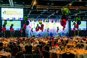 The stage is set at the Telford International Centre