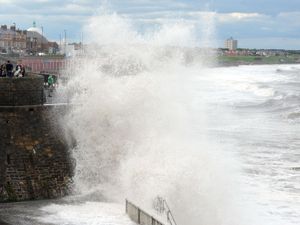 Supporting image for story: High winds and rain cause travel disruption as Storm Ashley hits