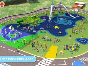 Supporting image for story: Design for new Wolverhampton East Park play area featuring 'splash pad' unveiled