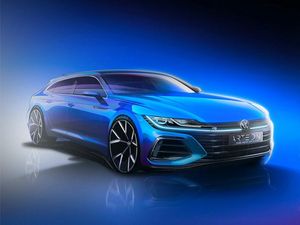Supporting image for story: Volkswagen teases Arteon Shooting Brake in new sketch