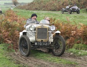 Donald Skelton with his Austin 7
