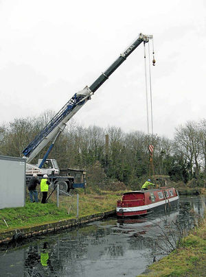 Safe landing – the George Watson Buck is back in the water and ready to go