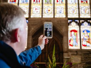 Supporting image for story: Church in south Shropshire steps into the future with augmented reality 