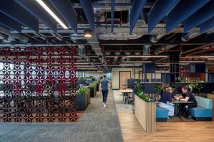 Global property advisor JLL's Birmingham office which has achieved BREEAM Excellent certification