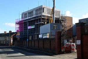 Work is progressing on the new Staffordshire History Centre