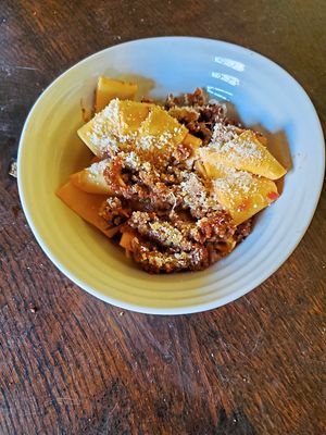 A delicious ragu was full of flavour