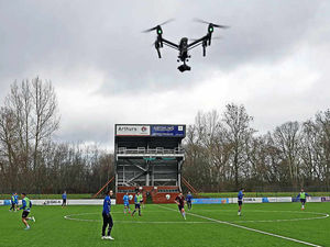 Supporting image for story: The New Saints use drone in team training sessions