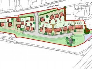 Supporting image for story: Homes to be built between two main Lichfield roads