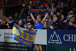 Delighted Shrewsbury Town supporters
