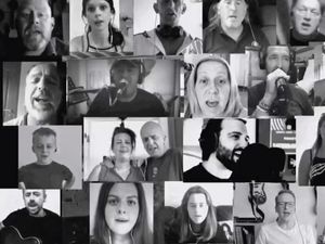 Supporting image for story: Oswestry Foo Fighters tribute joins with choir for online cover of hit song