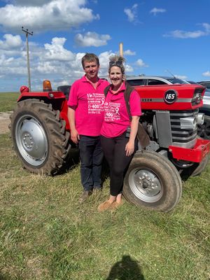 Mary and David Perry at Tractor Run